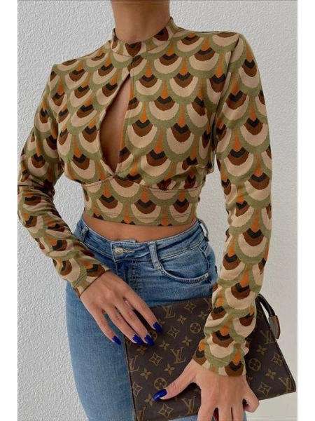 Autumn Cut Out Bluz 3018-08