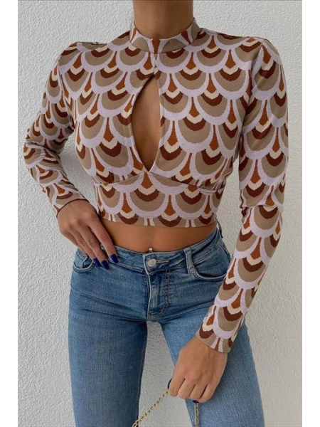 Autumn Cut Out Bluz 3018-08