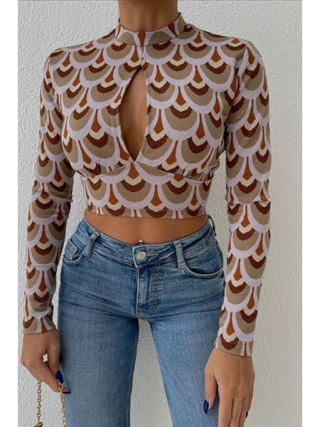 Autumn Cut Out Bluz 3018-08