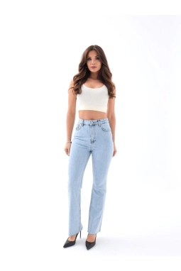 6024 DENİM TALL FLARE-MAVİ