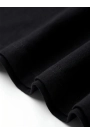Baskılı Oversize Bisiklet Yaka T-shirt - Siyah