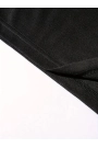 Baskılı Oversize Bisiklet Yaka T-shirt - Siyah