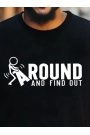 Erkek Around Baskılı Süprem T-shirt