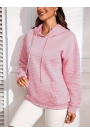 Kadın Uzun Kollu Kapşonlu Bağcıklı Cepli Capitone Sweatshirt
