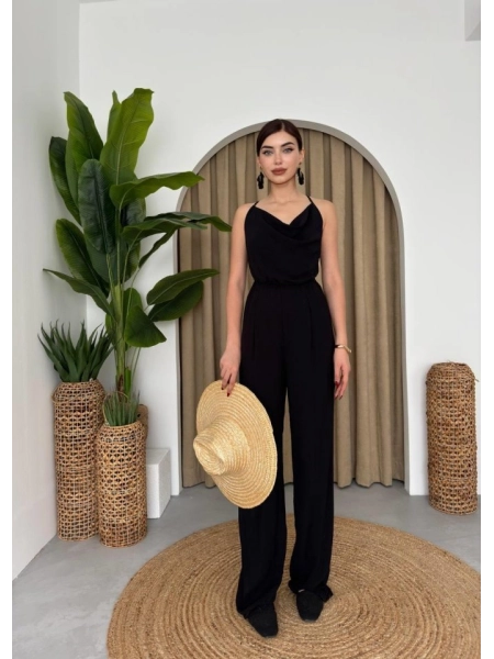 Darcy Sırt Dekolteli Tulum