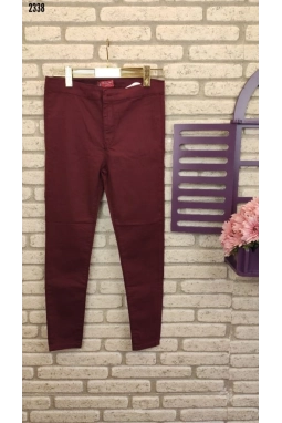 Gabardin Kumaş Yüksek Bel Pantolon 90cm Bel 38cm