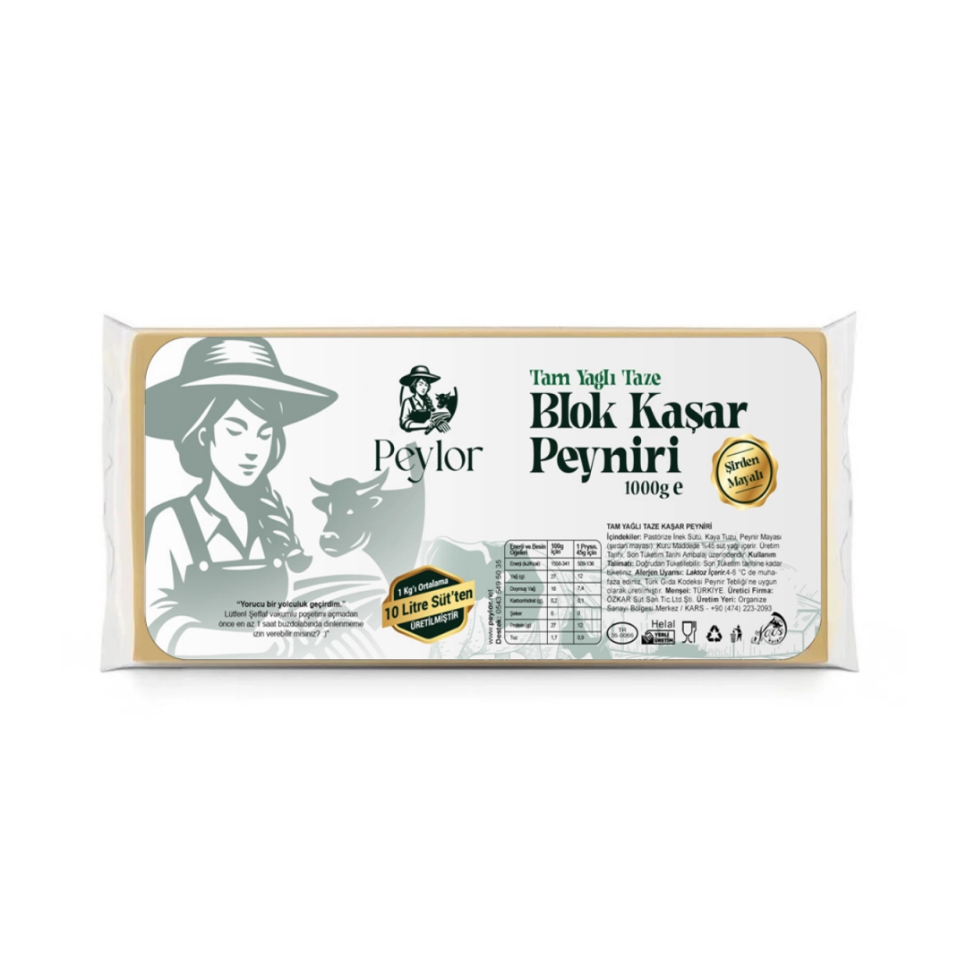 Kars Taze Blok - Tost Kaşarı -1KG