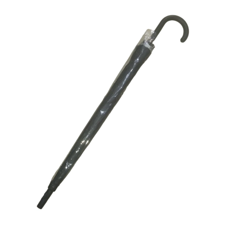 Siyah Erkek Baston Şemsiye 16 TELLİ