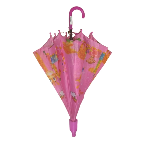 PEMBE BARDAKLI FARKLI RENK COCUK ŞEMSİYESİ