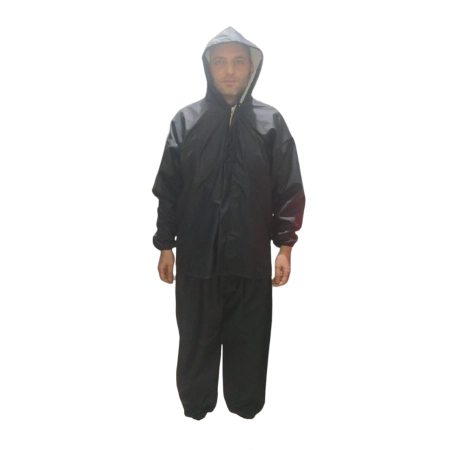 BALIKCI ALT ÜST TAKIM YAĞMURLUK SİYAH XXL