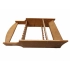 CİFT TARAFLI 20 Lİ AHŞAP KORUYUCU VERNİKLİ KAMIŞ STANDI 1,20MM