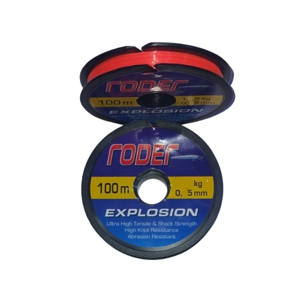 RODER EXPLOSION MONOFLAMENT MİSİNA 100M 6.2 KG 0.25mm -TURUNCU
