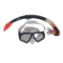 SİLKON MASKE SNORKEL SET SİYAH / MAVİ