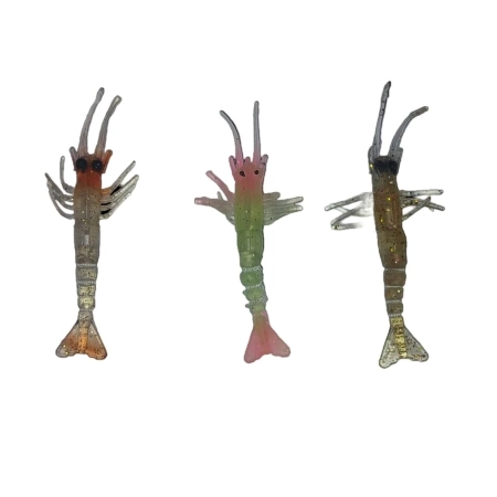 FLADEN 10CM KARİDES SİLİKON 3 LÜ SET