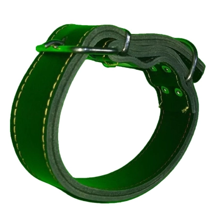 60 CM X 4 CM ÇİFT KAT DERİ  TASMA SİYAH