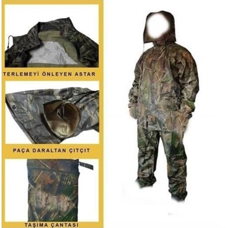 ATMACA ALT ÜST TAKIM ORMAN DES. YAĞMURLUK XXXL