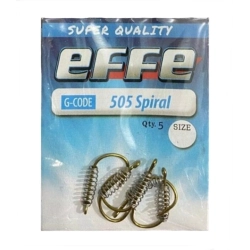 EF.FE 505-SPİRAL İĞNE,5 Lİ PAKET YAYLI İĞNE BRONZ NO 1