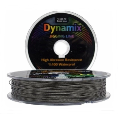 Effe Dynamix Jigging 100 Metre Gri Örgü İp Misina-60MM-75,2KG