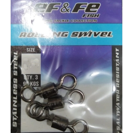 EF&FE ROLLING SWIVEL ÇELİK PASLANMAZ  PAKET FIRDÖNDÜ