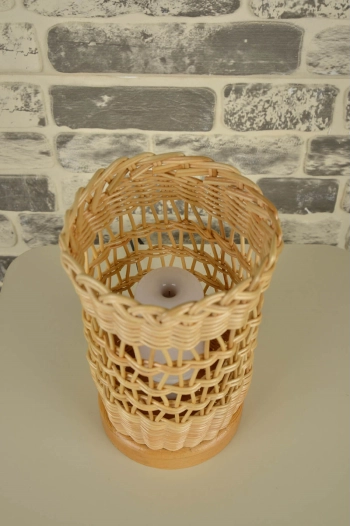 Dekoratif Alevli Abajur