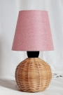 Pembe Bambu Abajur