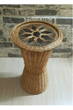BAMBU RATTAN KAİDELİ-RETRO SEHPA