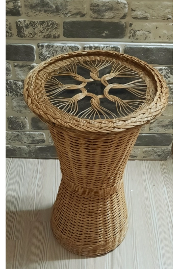 BAMBU RATTAN KAİDELİ-RETRO SEHPA