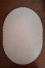 OVAL AYNA TABANI 50X40