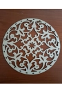 25 cm YUVARLAK PAPATYA KESİMLİ DESENLİ TABAN 