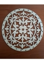 25 cm YUVARLAK YILDIZ KESİMLİ DESENLİ TABAN 
