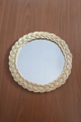 Bambu Yuvarlak Ayna 30 cm