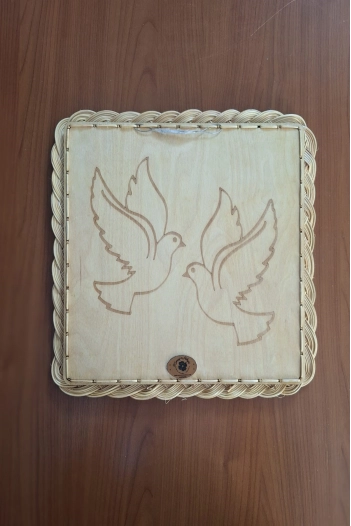 Bambu Kare Ayna 33 x 33 cm