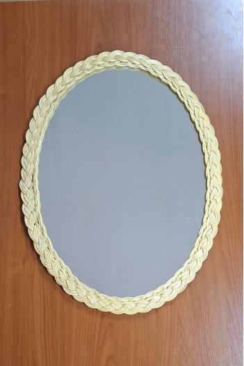Bambu Oval Ayna 59 x 44 cm
