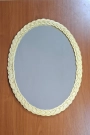 Bambu Oval Ayna 59 x 44 cm