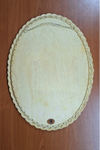 Bambu Oval Ayna 59 x 44 cm