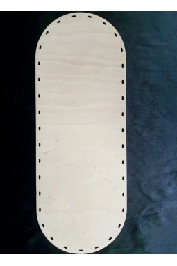 YARIM OVAL TEPSİ TABANI 50X20 CM CAP