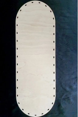 YARIM OVAL TEPSİ TABANI 45X20 CM CAP