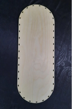 YARIM OVAL TEPSİ TABANI 90X50 CM 