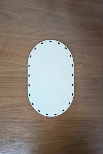 YARIM OVAL TEPSİ TABANI 22X15 CM 