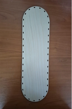 YARIM OVAL TEPSİ TABANI 40X13 CM 