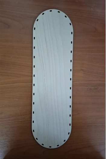 YARIM OVAL TEPSİ TABANI 40X13 CM 