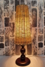 El yapımı Bambu Konik Abajur