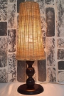 El yapımı Bambu Konik Abajur