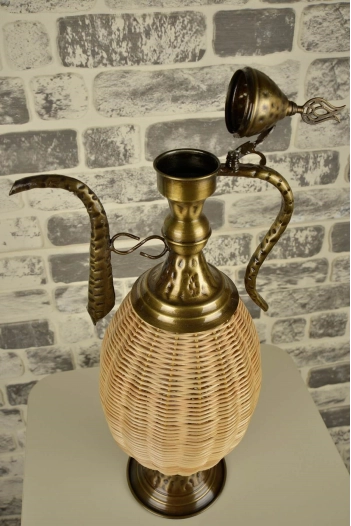 El yapımı Bambu İbrik Abajur