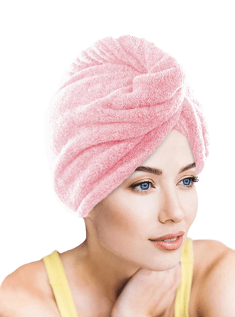 CHIZGY Kalın Mikrofiber 2 Düğmeli Saç Havlusu