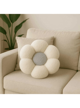 Pelüş Papatya Dekoratif Yastık