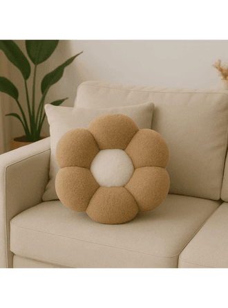 Pelüş Papatya Dekoratif Yastık