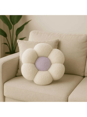 Pelüş Papatya Dekoratif Yastık