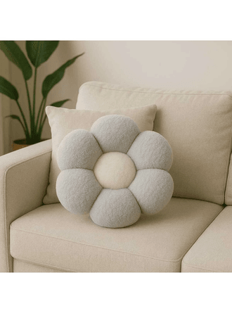 Pelüş Papatya Dekoratif Yastık