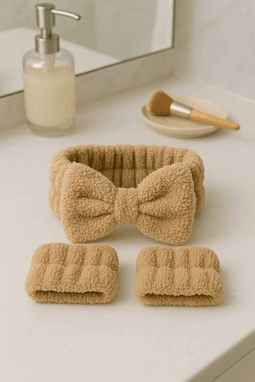 Saç Bandı ve Bileklik Seti – Makyaj & Yüz Yıkama İçin